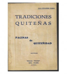 TRADICIONES QUITEÑAS. HOJAS DE QUITEÑIDAD