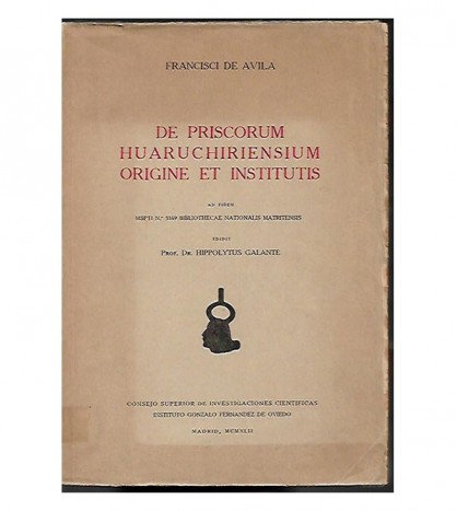 DE PRISCORUM HUARUCHIRIENSIUM ORIGINE ET INSTITUTIS