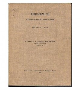 PHONEMICS: A TECHNIQUE FOR REDUCING LANGUAGES TO WRITING