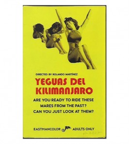 YEGUAS DEL KILIMANJARO