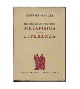 PROLEGÓMENOS PARA UNA METAFÍSICA DE LA ESPERANZA