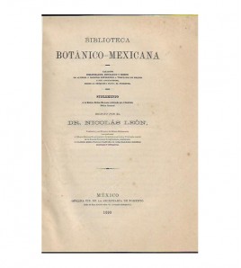 BIBLIOTECA BOTÁNICO-MEXICANA