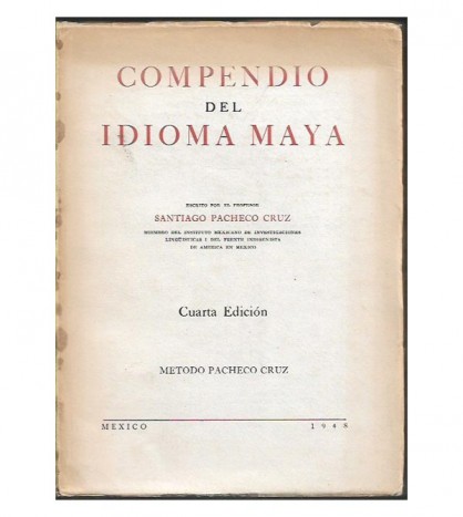 COMPENDIO DEL IDIOMA MAYA