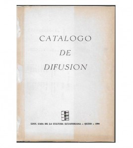 CATÁLOGO DE DIFUSIÓN