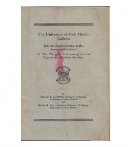 THE UNIVERSITY OF NEW MEXICO BULLETIN, BIOLOGICAL SERIES, VOL. 5, Nº 1