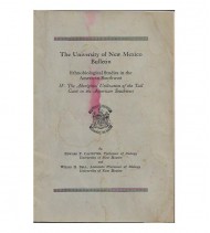 THE UNIVERSITY OF NEW MEXICO BULLETIN, BIOLOGICAL SERIES, VOL. 5, Nº 1