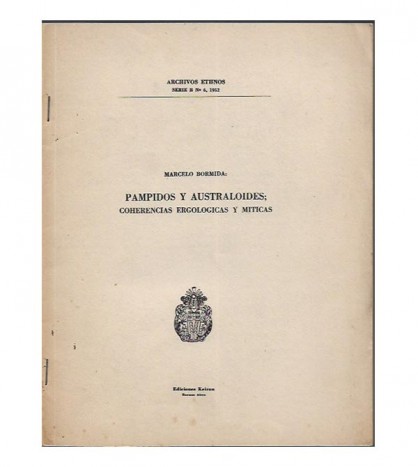 ARCHIVOS ETHNOS, SERIE B, Nº 6, Separata