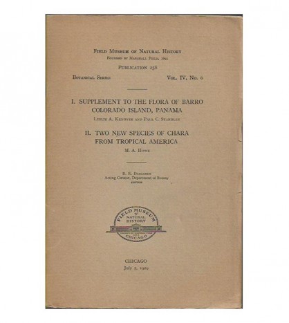 FIELD MUSEUM OF NATURAL HISTORY, BOTANICAL SERIES, VOL. IV, Nº 6