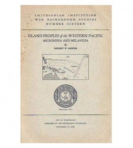 ISLAND PEOPLES OF THE WESTERN PACIFIC. MICRONESIA AND MELANESIA