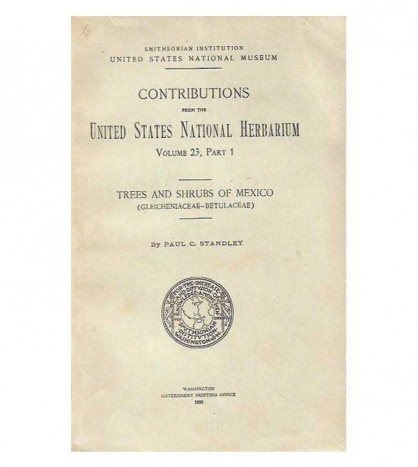TREES AND SHRUBS OF MEXICO, VOLUME 23, PARTS 1, 2 AND 3