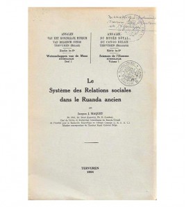 LE SYSTÈME DES RELATIONS SOCIALES DANS LE RUANDA ANCIEN