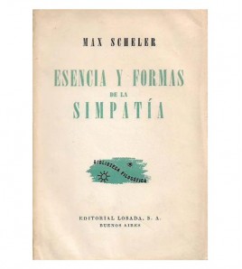 ESENCIA Y FORMAS DE LA SIMPATÍA