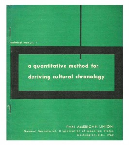A QUANTITATIVE METHOD FOR DERIVING CULTURAL CHRONOLOGY