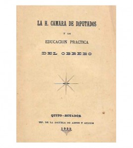 LA H. CÁMARA DE DIPUTADOS Y LA EDUCACIÓN PRÁCTICA DEL OBRERO