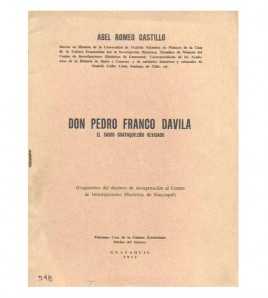 DON PEDRO FRANCO DÁVILA, EL SABIO GUAYAQUILEÑO OLVIDADO
