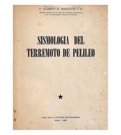 SISMOLOGÍA DEL TERREMOTO DE PELILEO