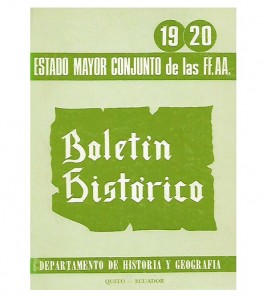 BOLETÍN HISTÓRICO, AÑO VI, Nº 19-20. JULIO-DICIEMBRE