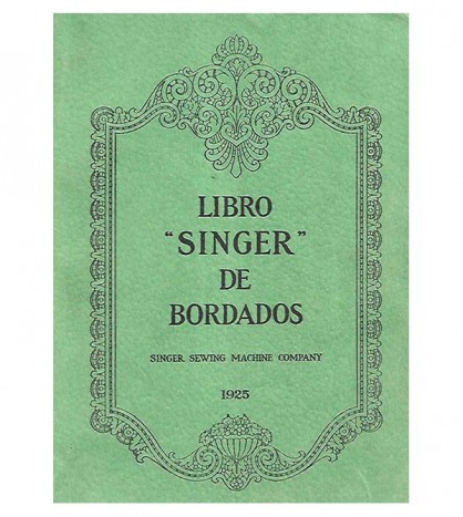 LIBRO "SINGER" DE BORDADOS