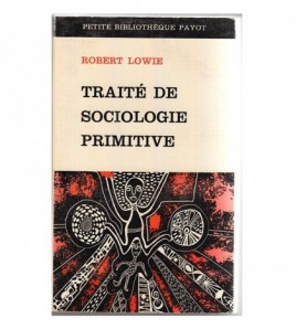 TRAITÉ DE SOCIOLOGIE PRIMITIVE