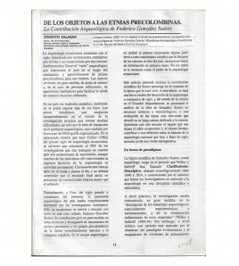 DE LOS OBJETOS A LAS ETNIAS...