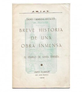 BREVE HISTORIA DE UNA OBRA...