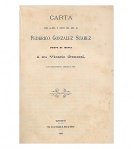 CARTA DEL ILMO. Y RMO. SR....